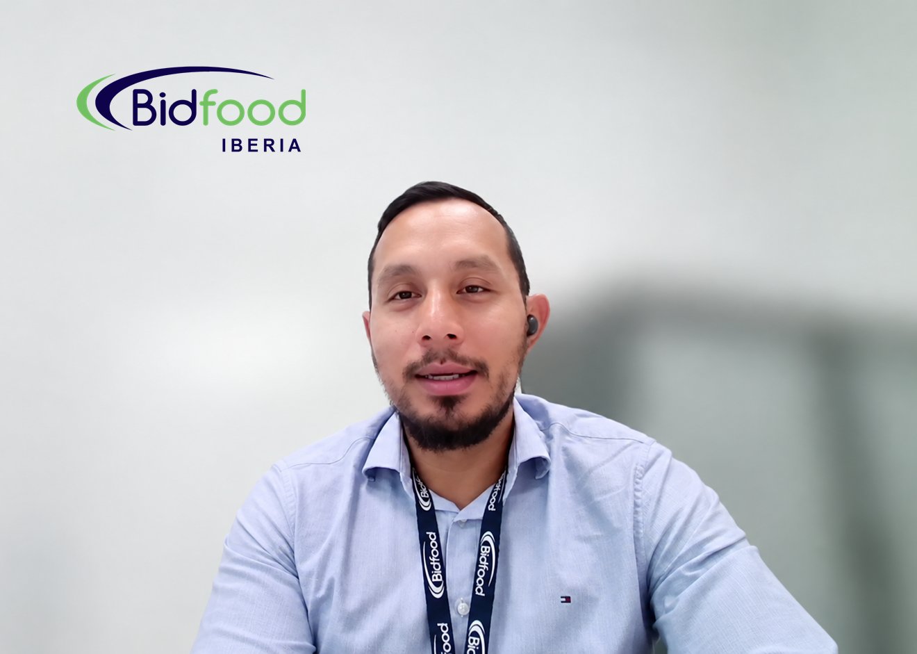 Boris Acuña, director tecnológico de Bidfood Iberia, durante la entrevista en vídeo con PideFácil
